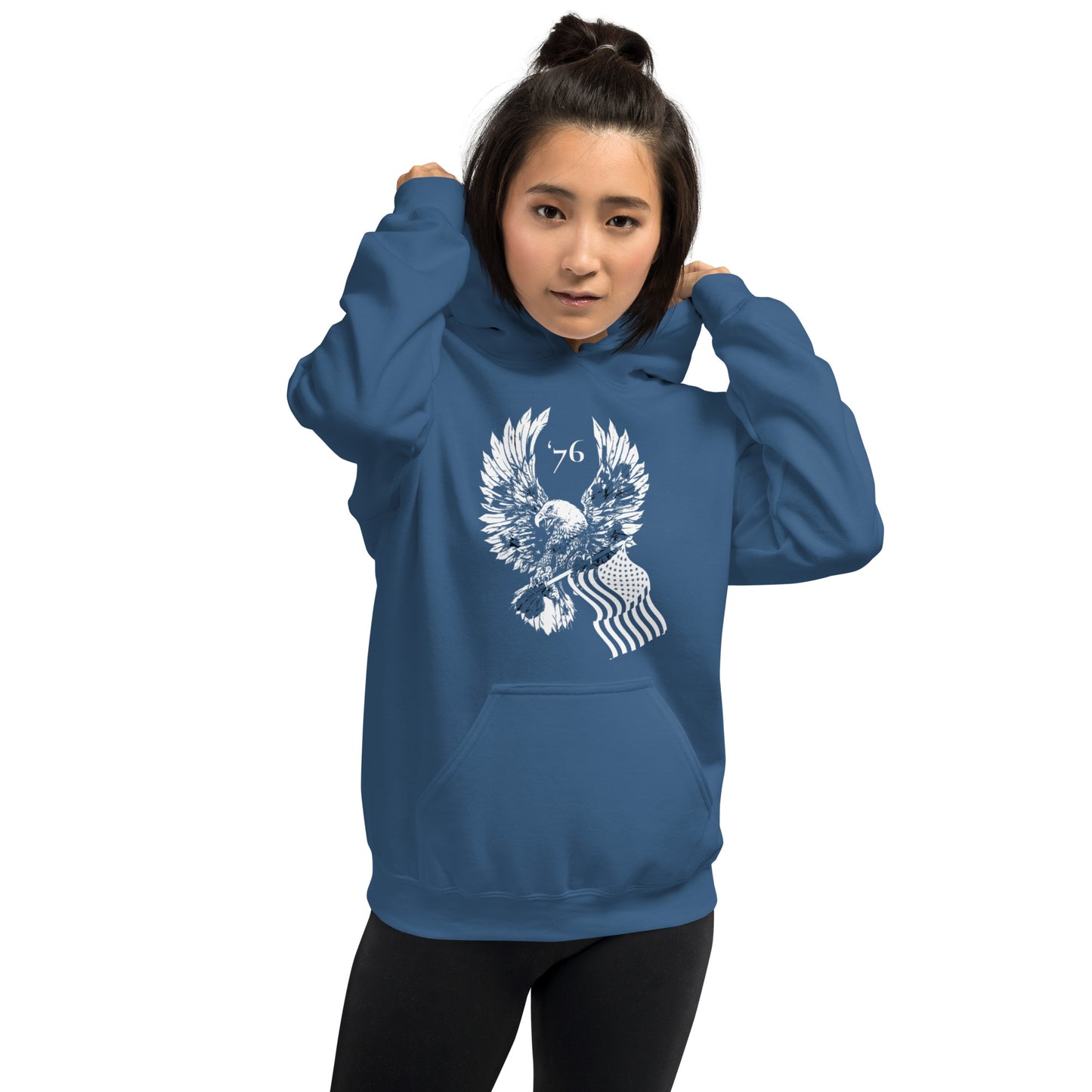 American Eagle Patriotic Hoodie