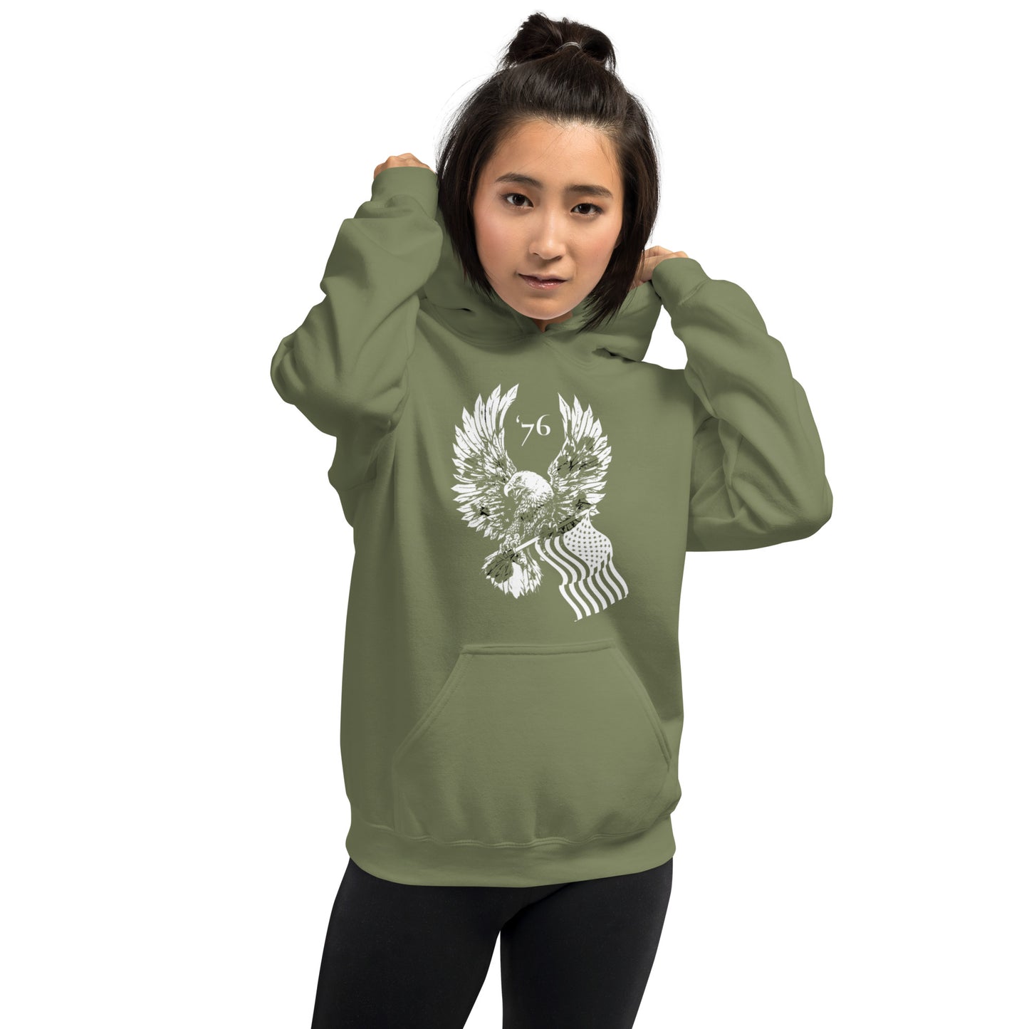 American Eagle Patriotic Hoodie