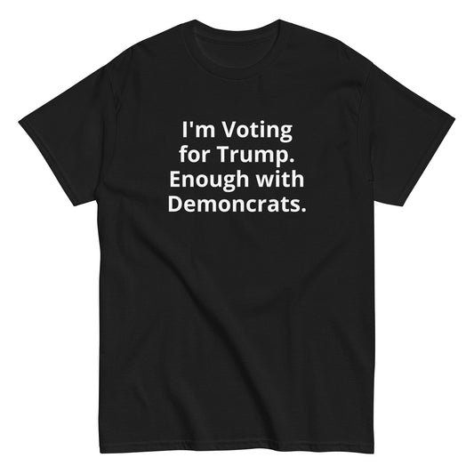 Voting for Trump Unisex classic tee