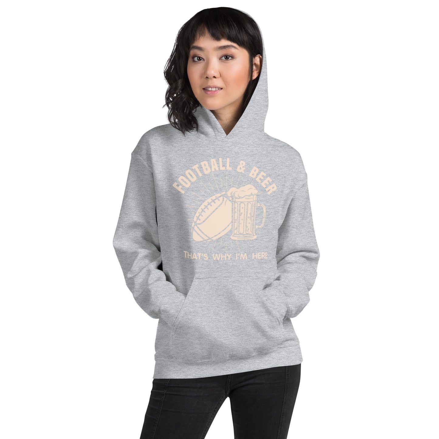 Football and Beer Hoodie